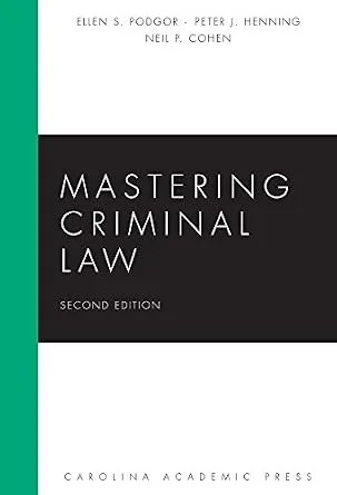 دانلود نسخه کامل کتاب زبان اصلی Mastering Criminal Law, Second Edition (Mastering Series) PDF