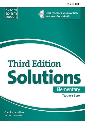 کتاب معلم سولوشنز المنتری ویرایش سوم Solutions Elementary Teachers Book Third Edition