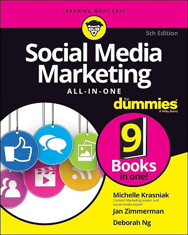 کتاب سوشال مدیا مارکتینگ Social Media Marketing All in One For Dummies 5th edition