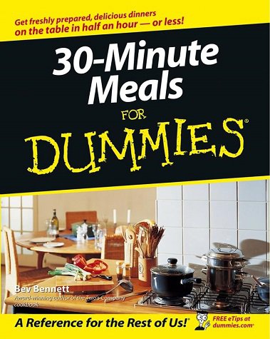 کتاب 30 مینت میلز فور دامیز 30Minute Meals For Dummies
