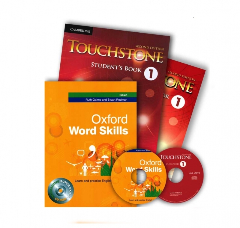 پک کتاب های تاچ استون 1 آکسفورد ورد اسکیل بیسیک Touchstone 1 Oxford Word Skills Basic