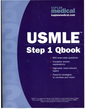 دانلود کتاب USMLE step 1. 8.Kaplan Qbook Step 1-Kaplan