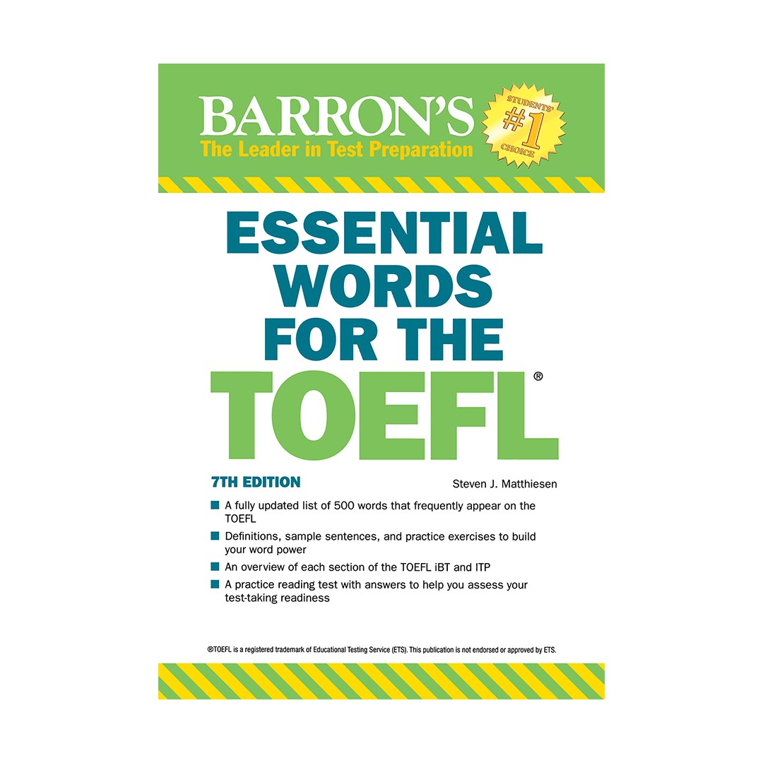 Essential Words for the TOEFL 7th+CD کتاب زبان