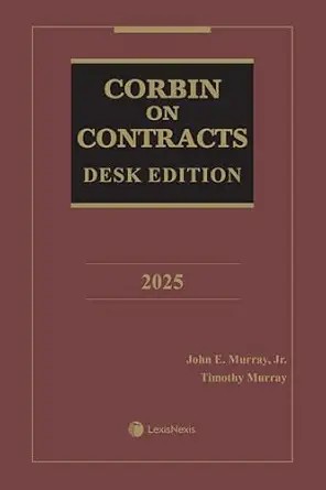 دانلود نسخه کامل کتاب زبان اصلی Corbin on Contracts Desk Edition 2025 Edition PDF