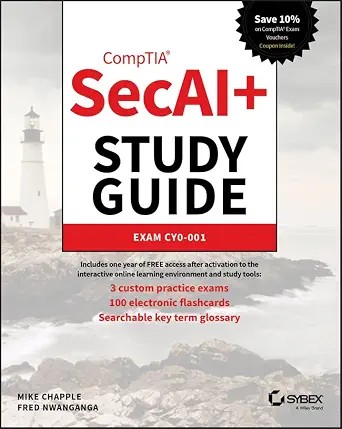 دانلود نسخه کامل کتاب زبان اصلی CompTIA SecAI+ Study Guide: Exam CY0-001 (Sybex Study Guide) PDF