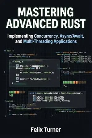 دانلود نسخه کامل کتاب Mastering Advanced Rust: Implementing Concurrency, Async/Await, and Multi-Threading Applications (Rust Fundamentals Mastery Book 3)