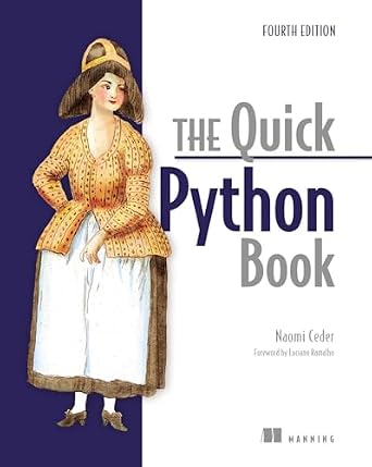 دانلود نسخه کامل کتاب The Quick Python Book, Fourth Edition