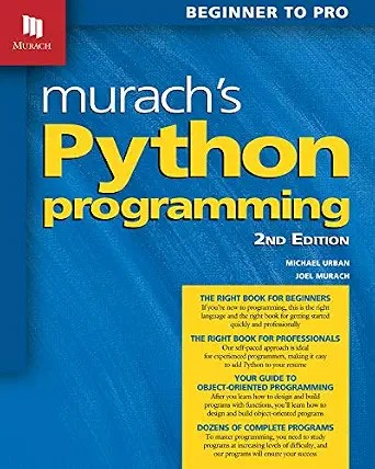 دانلود نسخه کامل کتاب Murach’s Python Programming (2nd Edition)