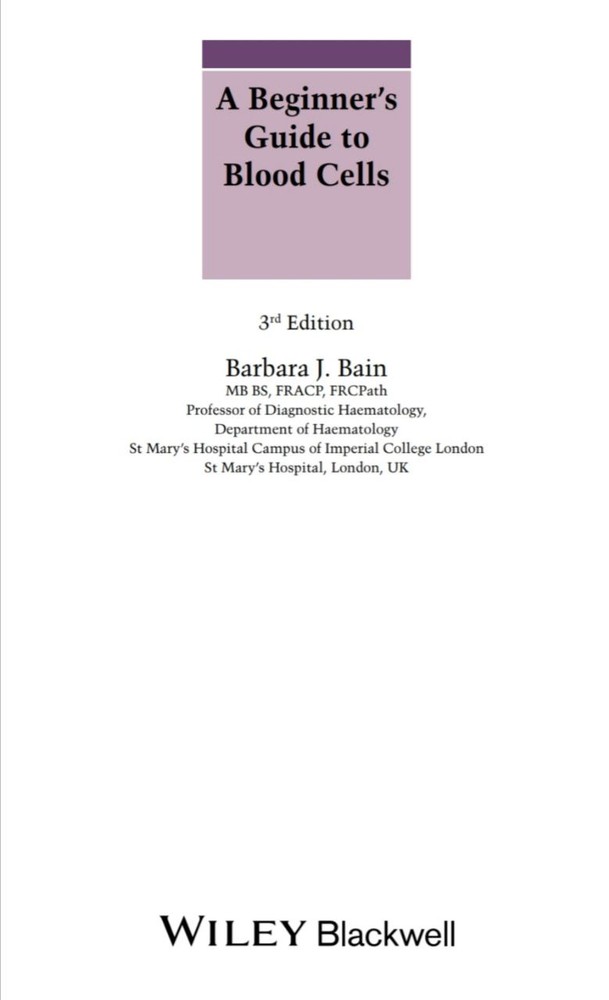 دانلود کتاب A BEGINNER’S GUIDE TO BLOOD CELLS
