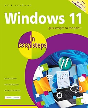 دانلود نسخه کامل کتاب Windows 11 in easy steps
