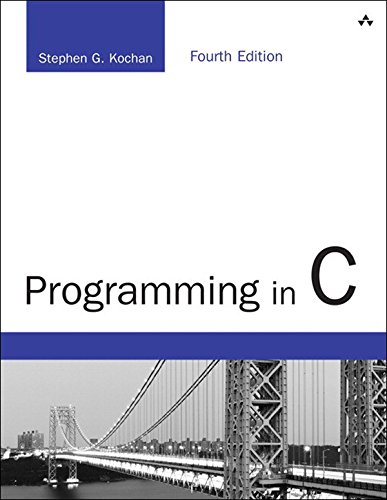 دانلود نسخه کامل کتاب Programming in C (Developer’s Library) 4th Edition