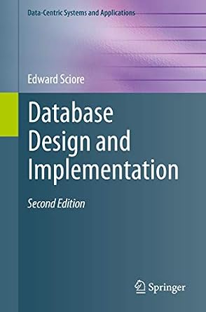 دانلود نسخه کامل کتاب Database Design and Implementation: Second Edition (Data-Centric Systems and Applications)