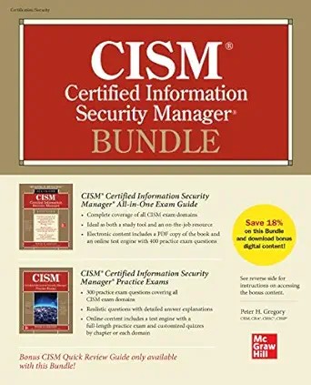 دانلود نسخه کامل کتاب CISM Certified Information Security Manager Bundle