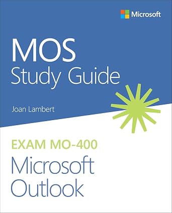 دانلود نسخه کامل کتاب MOS Study Guide for Microsoft Outlook Exam MO-400