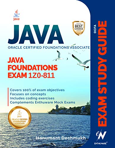 دانلود نسخه کامل کتاب OCFA Java Foundations Exam Fundamentals 1Z0-811: Study guide for Oracle Certified Foundations Associate, Java Certification Kindle Edition