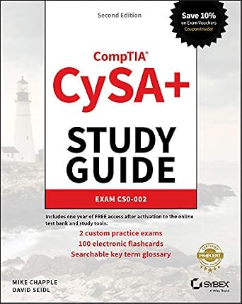 دانلود نسخه کامل کتاب CompTIA CySA+ Study Guide: Exam CS0-002 (Sybex Study Guide)