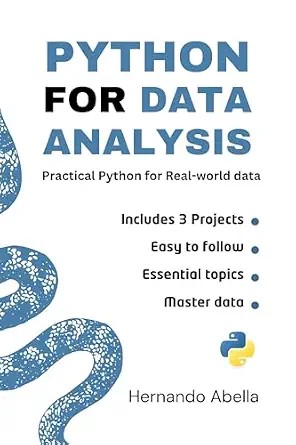 دانلود نسخه کامل کتاب Python for Data Analysis: Practical Python for Real-world data (Python MEGA bundle Book 11)