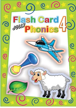 فلش کارت جولی فونیکس Jolly Phonics 4 Flash Cards