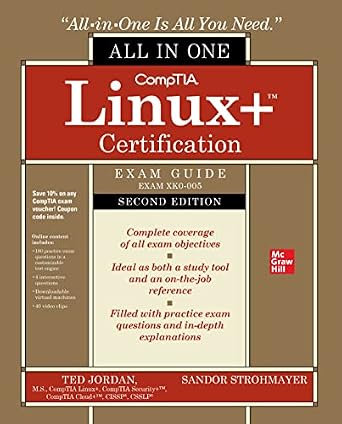 دانلود نسخه کامل کتاب CompTIA Linux+ Certification All-in-One Exam Guide, Second Edition (Exam XK0-005)
