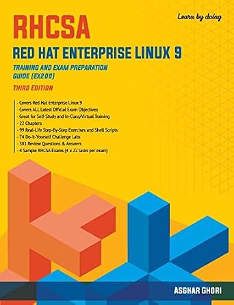 دانلود نسخه کامل کتاب RHCSA Red Hat Enterprise Linux 9: Training and Exam Preparation Guide (EX200), Third Edition