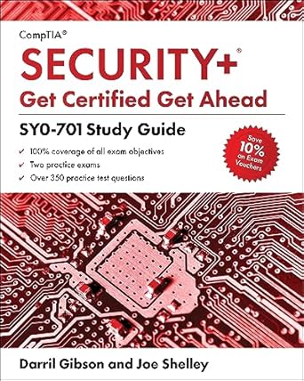 دانلود نسخه کامل کتاب CompTIA Security+ Get Certified Get Ahead: SY0-701 Study Guide