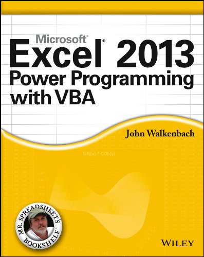 دانلود نسخه کامل کتاب Excel 2013 Power Programming with VBA (Mr. Spreadsheet’s Bookshelf Book 15) 1st Edition