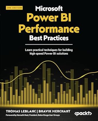 دانلود نسخه کامل کتاب Microsoft Power BI Performance Best Practices: Learn practical techniques for building high-speed Power BI solutions