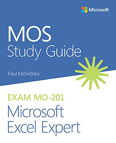 دانلود نسخه کامل کتاب MOS Study Guide for Microsoft Excel Expert Exam MO-201 1st Edition