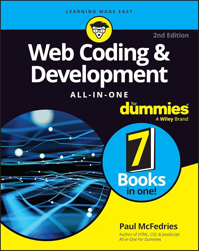 کتاب Web Coding & Development All-in-One For Dummies (برنامه‌نویسی و توسعه وب) نسخه PDF | Paul McFedries