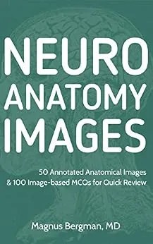 دانلود نسخه کامل کتاب Neuroanatomy Images: 50 Annotated Anatomical Images & 100 Image-based MCQs for Quick Review