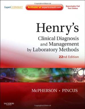 دانلود نسخه کامل کتاب Henry’s Clinical Diagnosis and Management by Laboratory Methods E-Book 24th Edition