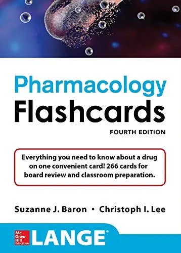 دانلود نسخه کامل کتاب Lange Pharmacology Flashcards, Fourth Edition 4th Edition