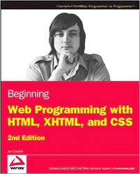 اینترنتی کتاب Beginning Web Programming with HTML, XHTML, and CSS اثر Jon Duckett