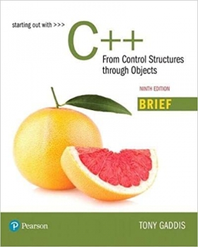 کتاب Starting Out with C++: From Control Structures through Objects, Brief Version (What’s New in Computer Science)