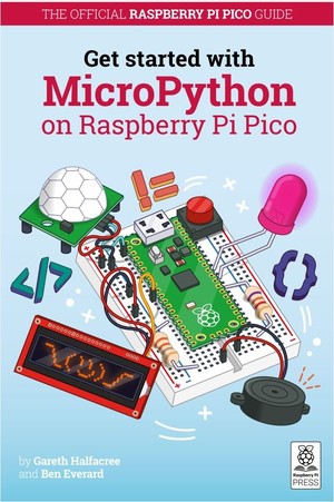 دانلود کتاب Get started with MicroPython on Raspberry Pi Pico Halfacree Everara