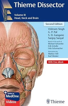 دانلود نسخه کامل کتاب Thieme Dissector Volume 3: Head, Neck and Brain