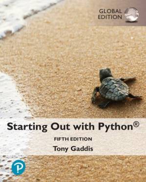 دانلود کتاب Starting Out with Python, 5th Edition, Global Edition