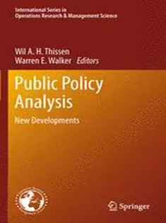 دانلود کتاب Public Policy Analysis: New Developments