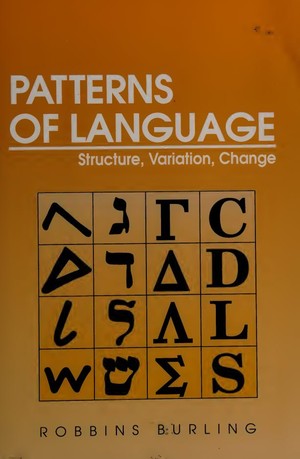 دانلود کتاب Patterns of Language Structure, Variation, Change Burling, Robbins