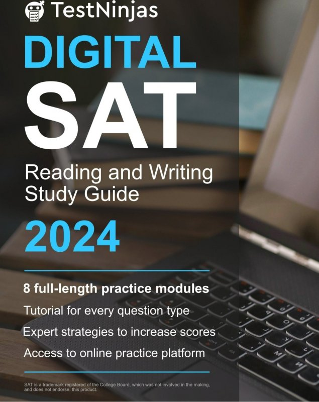 کتاب The Complete Digital SAT Reading and Writing Study Guide نسخه انگلیسی PDF