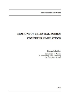 دانلود کتاب Motions of Celestial Bodies-IOP 2014