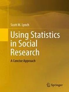 دانلود کتاب Using Statistics in Social Research: A Concise Approach