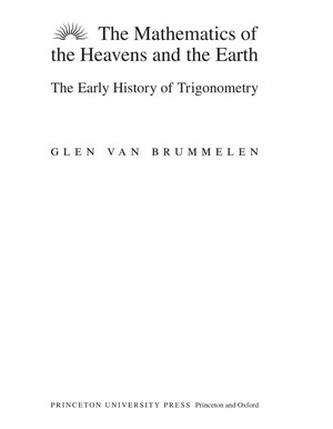 دانلود کتاب Glen Van Brummelen The Mathematics of the Heavens and the Earth