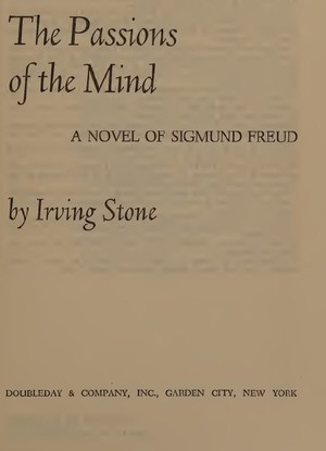 دانلود کتاب The passions of the mind a novel of Sigmund Freud Stone, Irving