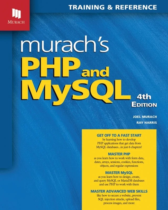 دانلود نسخه کامل کتاب \nMurach’s PHP and MySQL 4th Edition