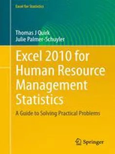 دانلود کتاب Excel 2010 for Human Resource Management Statistics: A Guide to Solving Practical Problems