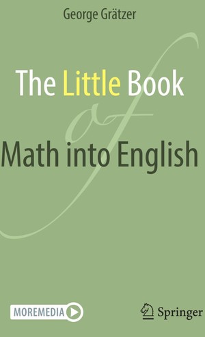 دانلود کتاب The Little Book of Math into English George Grätzer 2024th, 2024