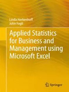 دانلود کتاب Applied Statistics for Business and Management Using Microsoft Excel