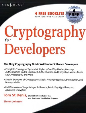 دانلود کتاب Cryptography for Developers 2007