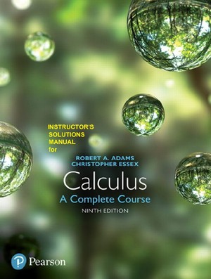 دانلود کتاب solution manual Calculus A Complete Course